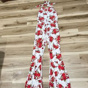 Touch Dolls Deliano Miami Floral Jumpsuit Women’s XL